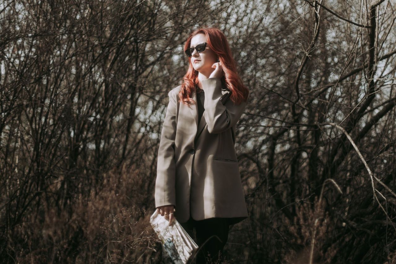 A workwear autumn office outfit editorial