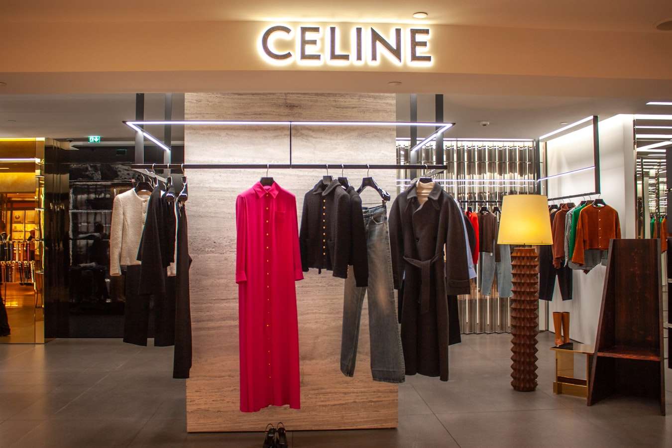 Celine cardigan dupe reformation zara preppy knit